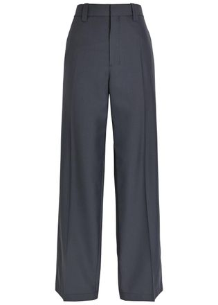 Christophe Lemaire Tailored Straight-leg Trousers - Dark Grey - 32 (UK4 / Xxs)