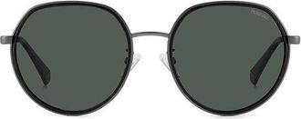 Polaroid PLD 4160/G/S/X Asian Fit R80/UC Mens Sunglasses Gunmetal Size 55