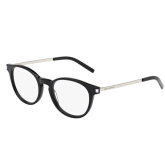 Saint Laurent Glasses, unisex, Black, Size: 49 MM SL 25 001 Optical Frame