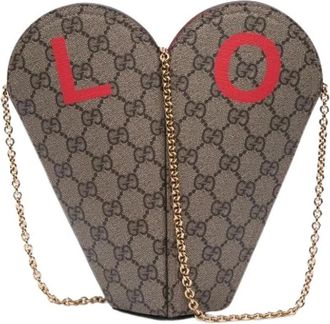 Gucci Pre-owned Mini Bags, female, Brown, Size: ONE SIZE Pre-owned Canvas Mini Bag