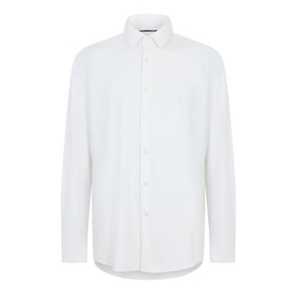 HUGO BOSS Heren P-Hank S Oxford-overhemd met lange mouwen (Wit)