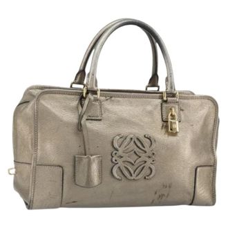 Loewe Pre-owned Handbag - Dames - Vintage Handtas - Geel - ONE Size - Leer - Vintage
