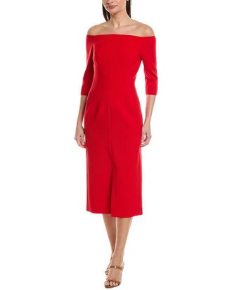 Carolina Herrera Off Shoulder Dress
