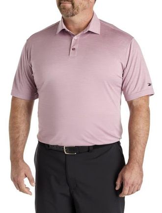 Reebok Big & Tall Performance Heather Polo Shirt in Infused Lilac at Nordstrom, Size Xx-Large