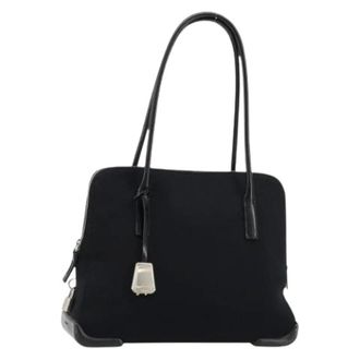 Prada Pre-owned Shoulder Bags, female, Black, Size: ONE SIZE Pre-owned Vintage Tote Bag