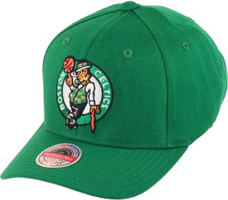 Mitchell & Ness Boston Celtics Kelly Green NBA Team Ground Stretch Snapback Cap - One-Size