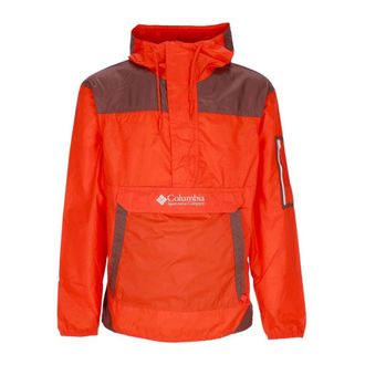 Columbia Pittige Windbreaker met Verstelbare Capuchon - Heren - Windbreakers - Oranje - M - Polyester - Fitness