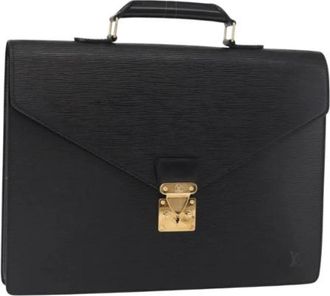 Louis Vuitton Pre-owned Vintage Handtas - Dames - Vintage Handtas - Zwart - ONE Size - Leer - Vintage