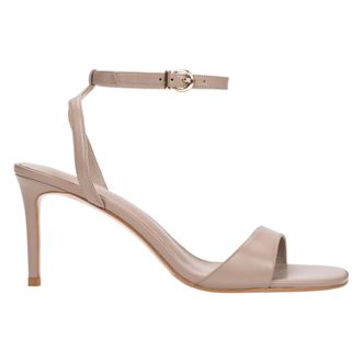 Estro & Luminara High Heel Sandals, female, Beige, Size: 10 US Elegant Leather Stiletto Sandals