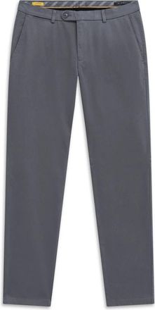 Bugatti Stretch Katoenen Broek - Heren - Chinos - Grijs - W38 L34 - Katoen - Broeken