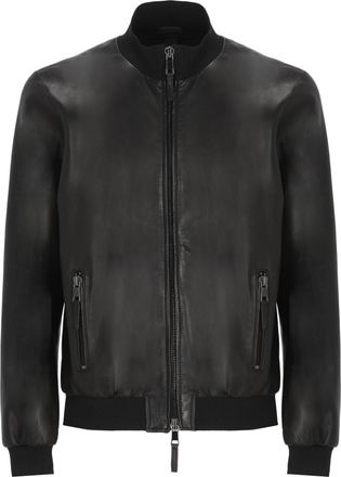The Jack Leathers Black Derek Leather Jacket