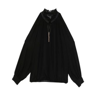 Liu Jo Blouses, female, Black, L, Cut-out Blouse