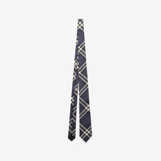 Burberry Check Silk Tie
