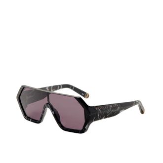 Philipp Plein Philipp Plein Mens 99mm Marbled Black Sunglasses