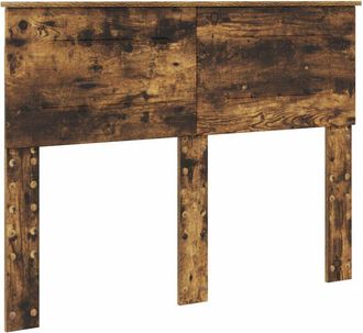 vidaXL Cabecero Roble Ahumado 120 Cm Madera Contrachapada Vidaxl