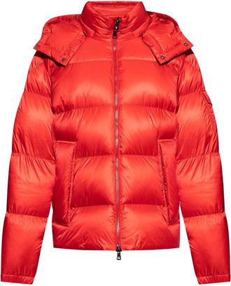 Moncler Outerwears Rosso-Uomo