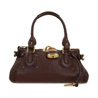 Chlo&eacute; Borsa a mano Paddington Lock in pelle - - Bags - Donna - Marrone - ONE SIZE