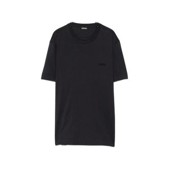 Ermenegildo Zegna Embroidered-logo T-shirt