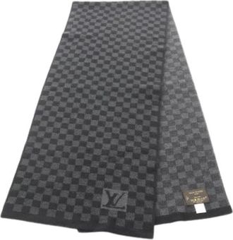 Louis Vuitton Pre-owned Stola - Heren - Vintage Accessoires - Zwart - ONE Size - Wol - Vintage