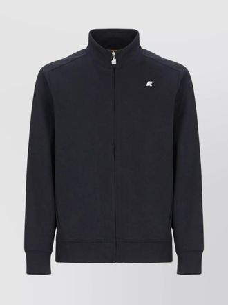 K-Way short high neck ribbed cuffs jacket