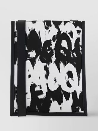 Alexander McQueen urban art shoulder bag