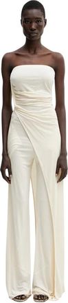 Rick Owens Off-the-Shoulder Top - Dames - Jumpsuits - Beige - L - Jumpsuits & Playsuits