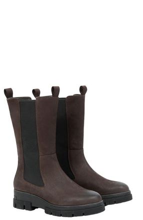 Celtic & Co. Chunky Tall Chelsea Boot in Chocolate at Nordstrom, Size 6