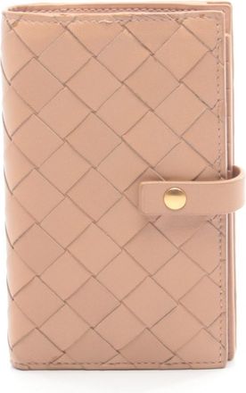 Bottega Veneta Beige Leather Wallet (Bi-Fold) (Pre-Owned)