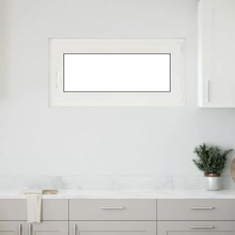 vidaXL Ventana De S&oacute;tano risor 100x50 Cm Oscilobatiente Din Derecha Antracita Vidaxl