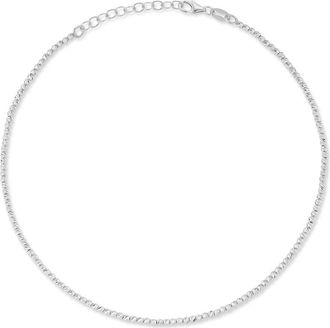 Ember Fine Jewelry 14K White Gold Beaded Bracelet at Nordstrom Rack
