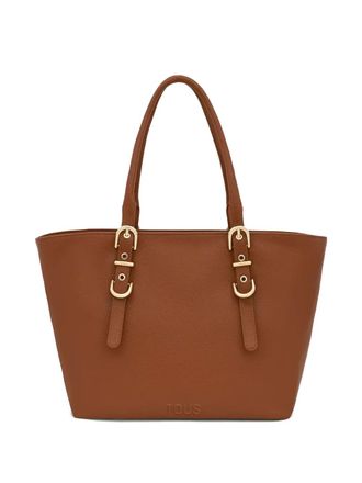 Tous buckle-detail tote bag - Brown