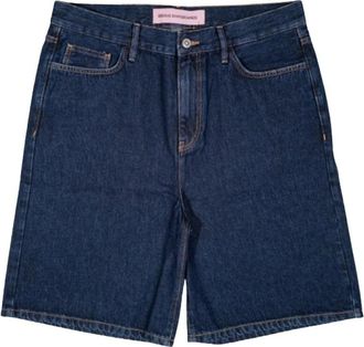 Bisous Skateboards Denim Rinse Short - Heren - Denim shorts - Blauw - M - Denim - Korte Broeken