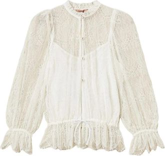 Twinset Blouse - Dames - Blouses - Wit - L - Overhemden