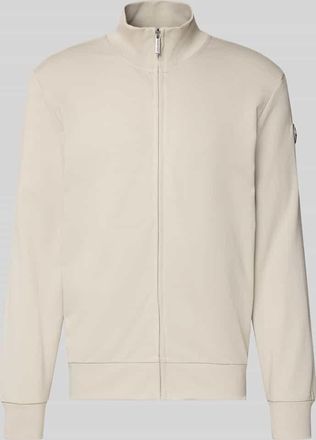 Colmar Sweatjacke mit Stehkragen und Rei&szlig;verschluss in Kitt, Gr&ouml;&szlig;e XXXL