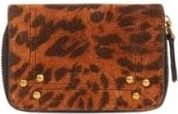 Jerome Dreyfuss Henri Wallet - Dames - Portefeuilles - Bruin - ONE Size - Leer - Accessoires
