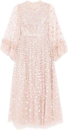 Needle & Thread Abito da sera Glisten - Rosa