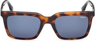BMW 53mm Sunglasses in Blonde Havana /Blue at Nordstrom Rack