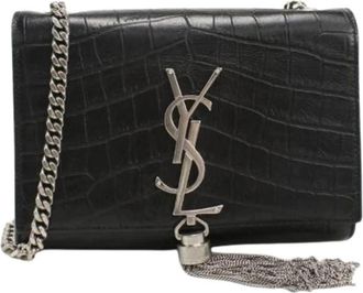 Saint Laurent Pre-owned Schoudertas - Dames - Vintage Clutch - Zwart - ONE Size - Leer - Vintage