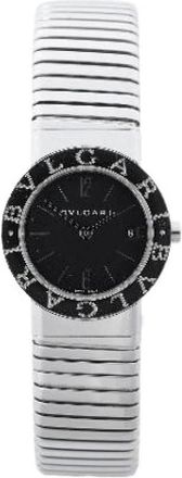 Bulgari Pre-owned Tubogas Bb 262Ts - Dames - Vintage Horloges - Zwart - ONE Size - Vintage