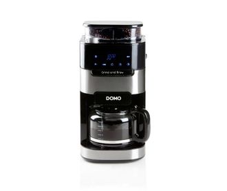 Domo Cafetiere Filtre Avec Moulin Int&eacute;gr&eacute; - Domo - Do721k - 900 W - 1,5 L - 12 Tasses - 200 G De Grains - Ecran Lcd - 3 Intensit&eacute;s