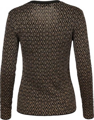 Valentino Knit Geometric Sweater