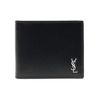 Saint Laurent Smooth leather bi-fold wallet Man One Size