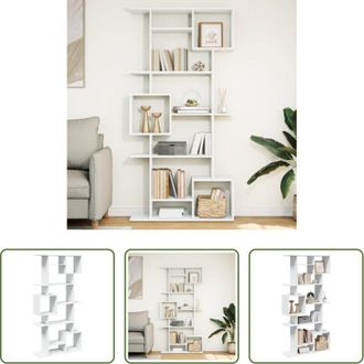 vidaXL Libreria bianca - Libreria Bianca 92x29x188 cm in Legno Multistrato