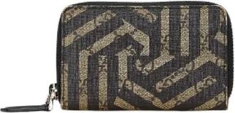 Gucci Pre-owned Wallets, female, Black, Size: ONE SIZE Pre-owned Canvas wallets
