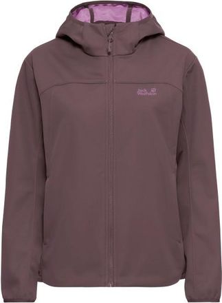 Jack Wolfskin Windhain 2 Hoody Softshelljacke f&uuml;r Damen | lila