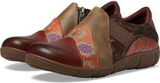 L'Artiste by Spring Step Lata Womens Shoes Brown : EU 36 (US Womens 5.5-6) M, Leather/Textile