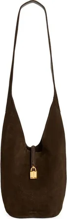 DeMellier The Siena Suede Crossbody Bag in Dark Chocolate at Nordstrom