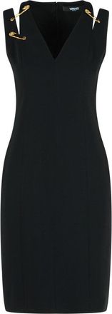 Versace Black Viscose Blend Dress