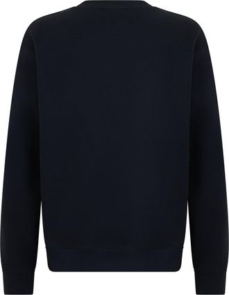 New Balance Mens Crewneck Sweatshirt Black Cotton Sweatshirts Sweater