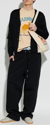 Carne Bollente T-shirt With Print, Mens, Beige